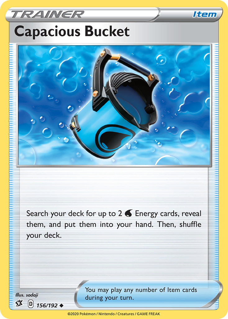 Capacious Bucket card front