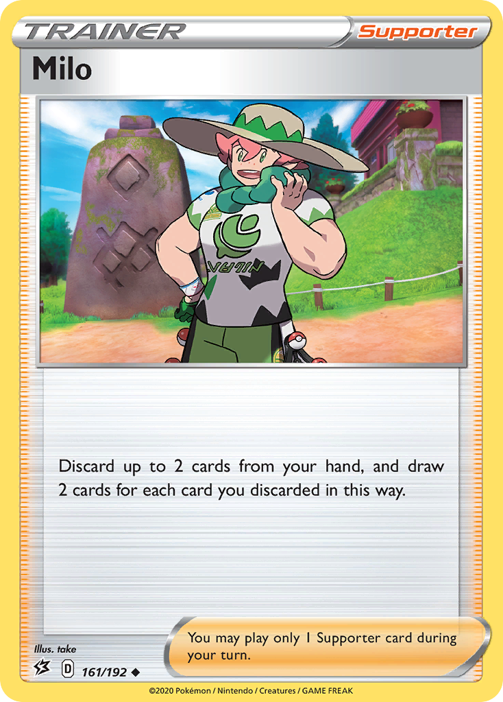 Milo card front