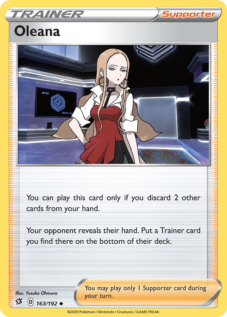 Oleana card front