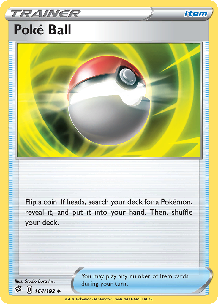 Poké Ball card front