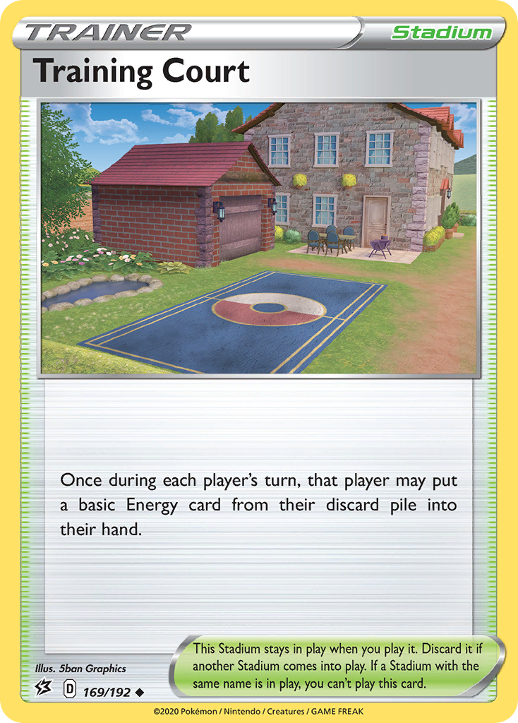 Training Court card front