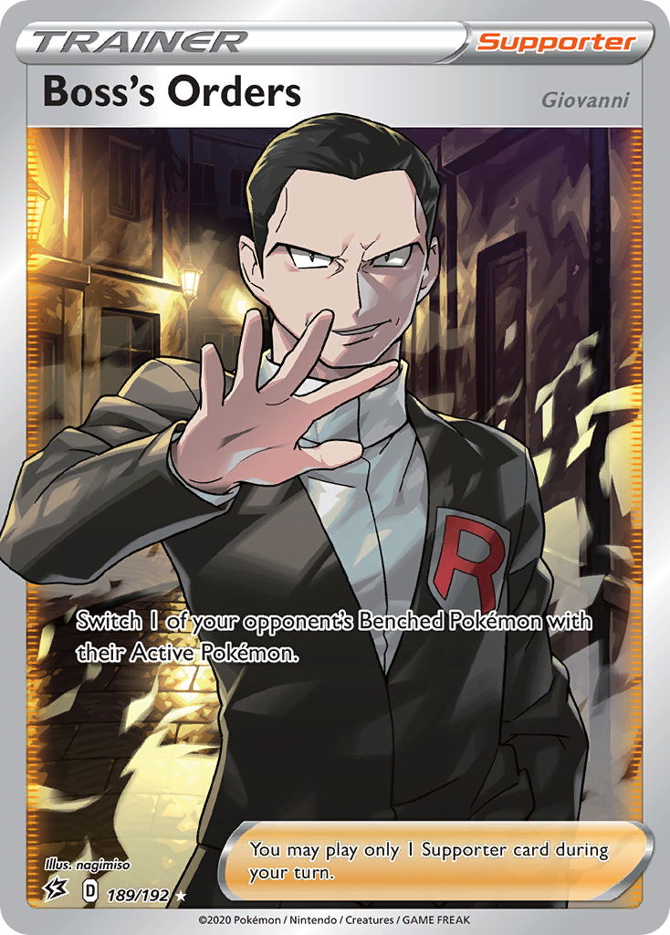 Boss's Orders card front