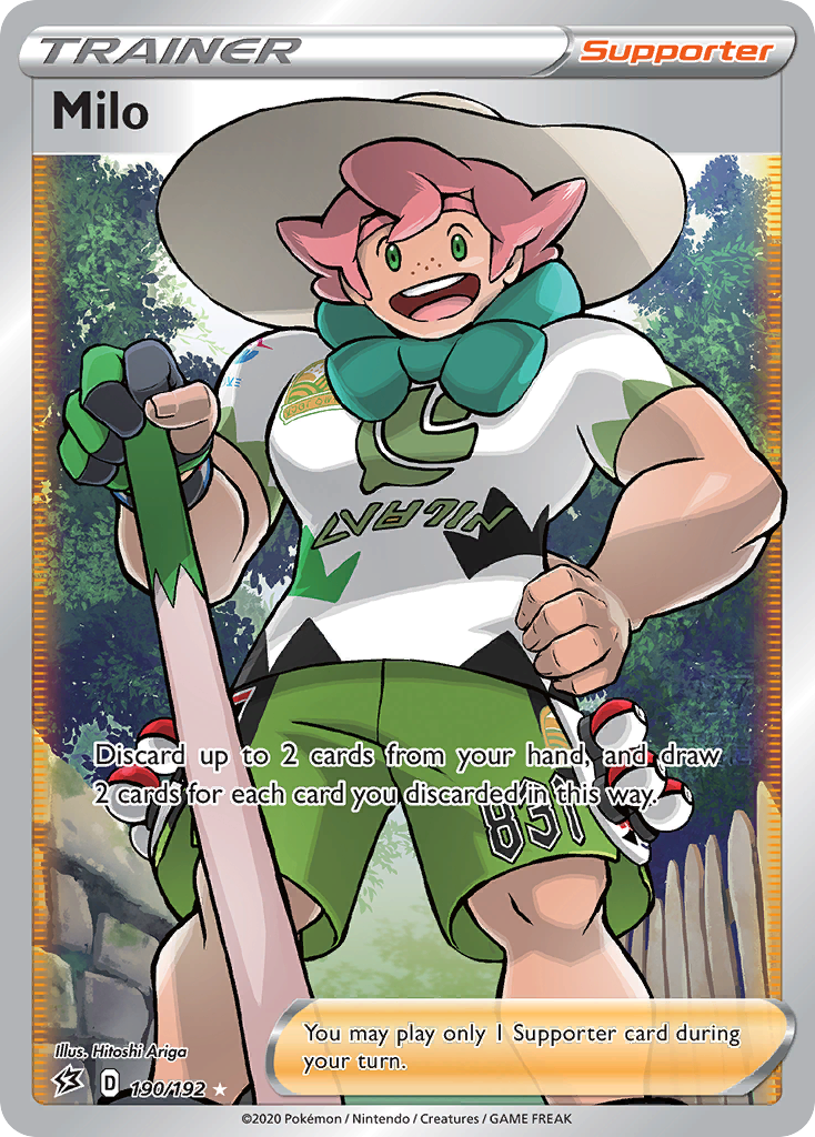 Milo card front