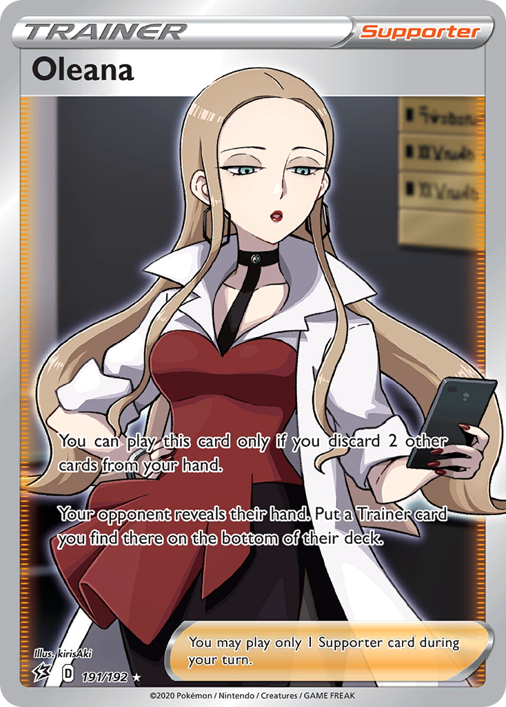 Oleana card front