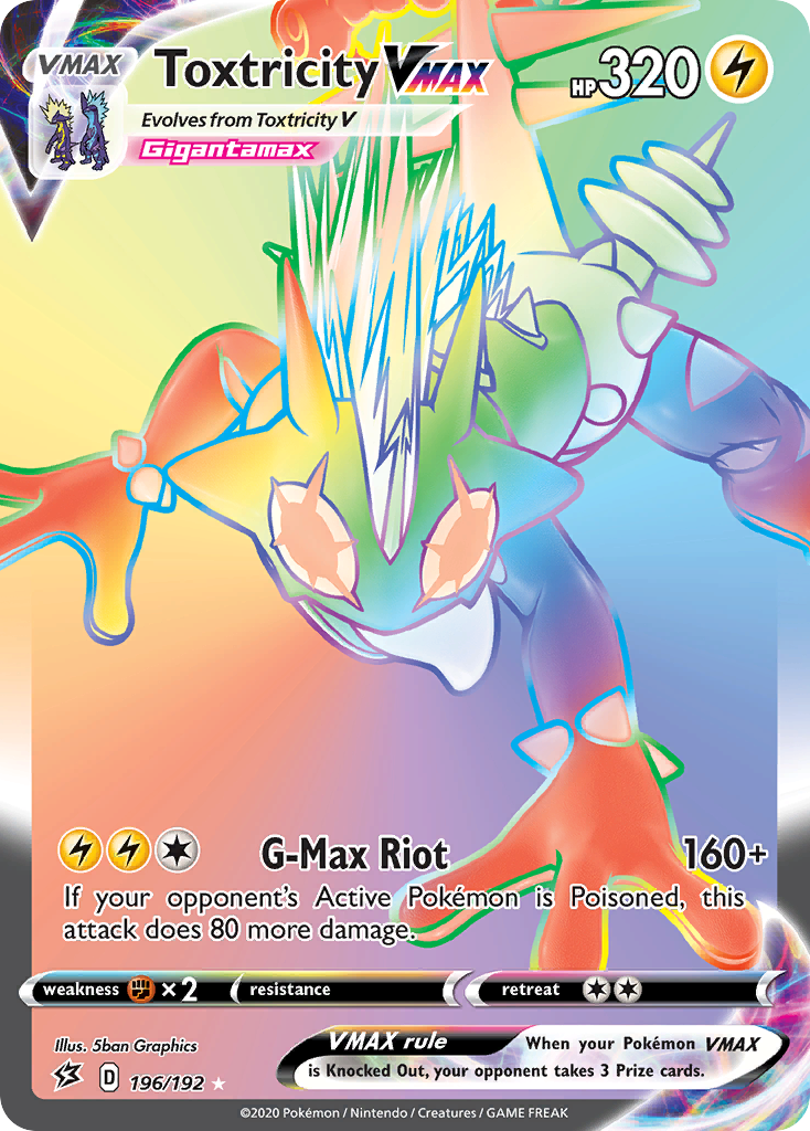 Toxtricity VMAX card front