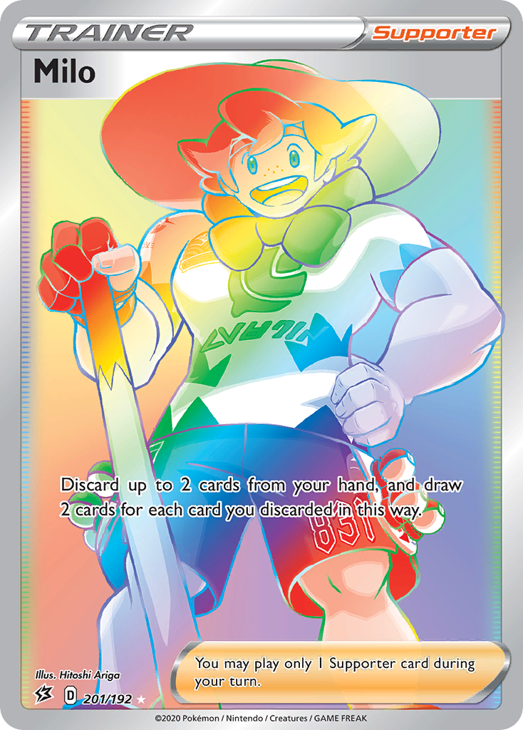 Milo card front