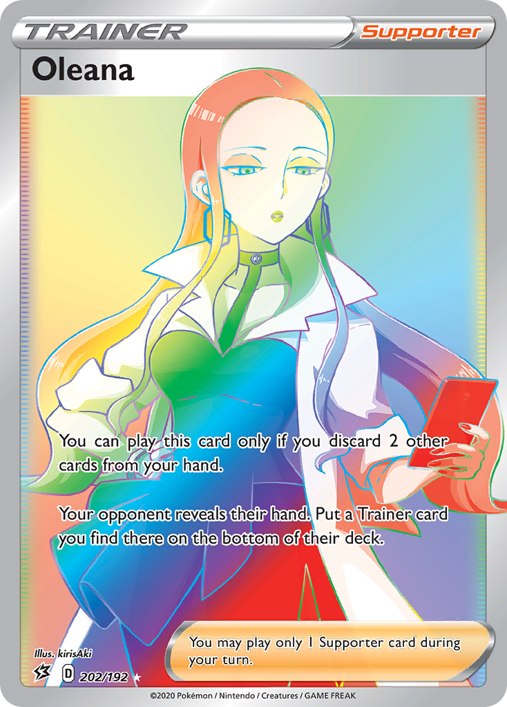 Oleana card front