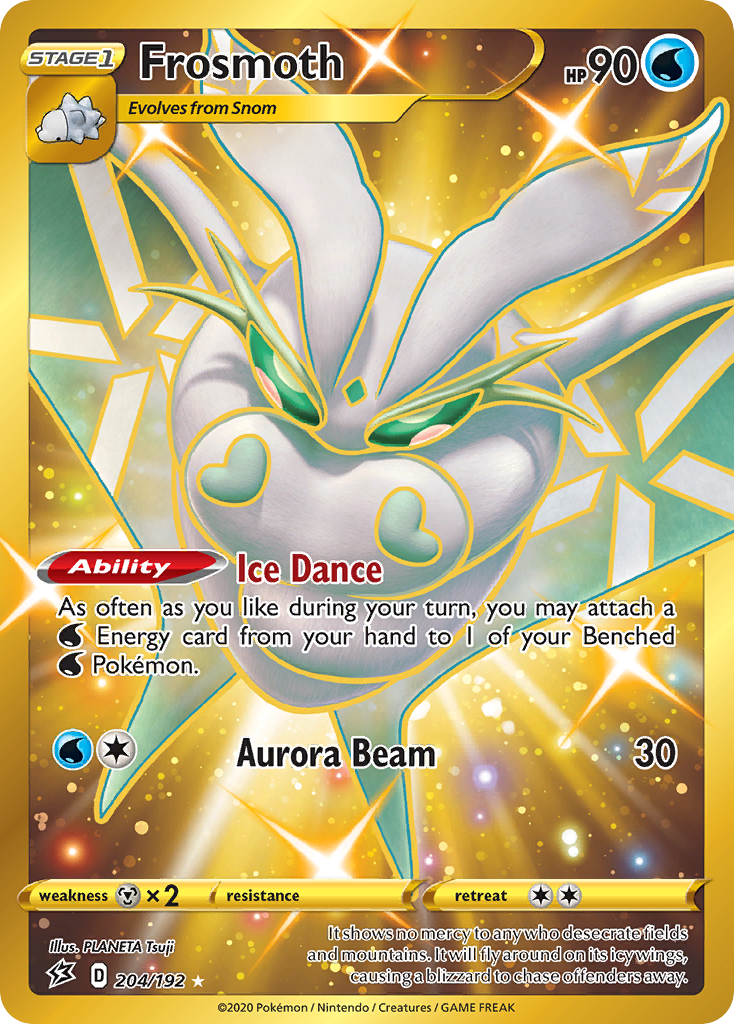 Frosmoth card front