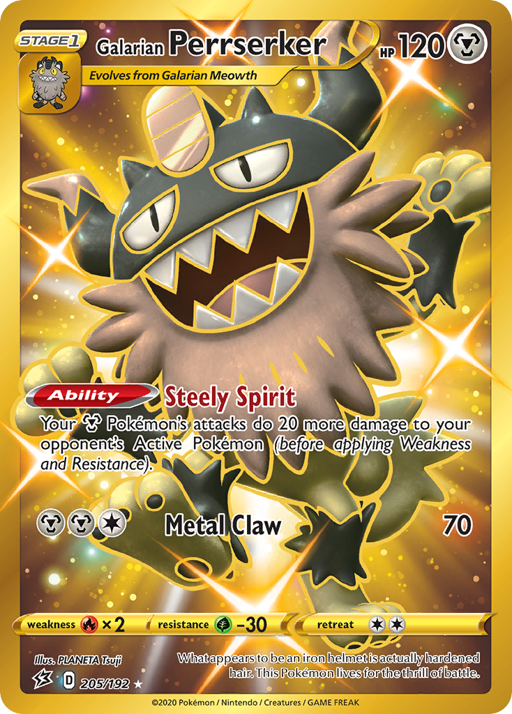 Galarian Perrserker card front