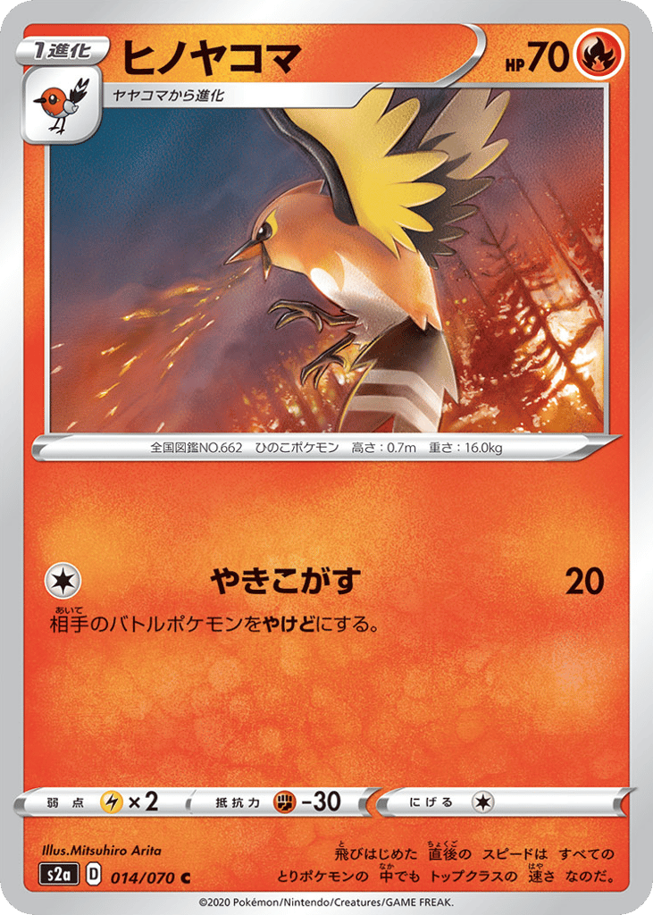 ヒノヤコマ card front