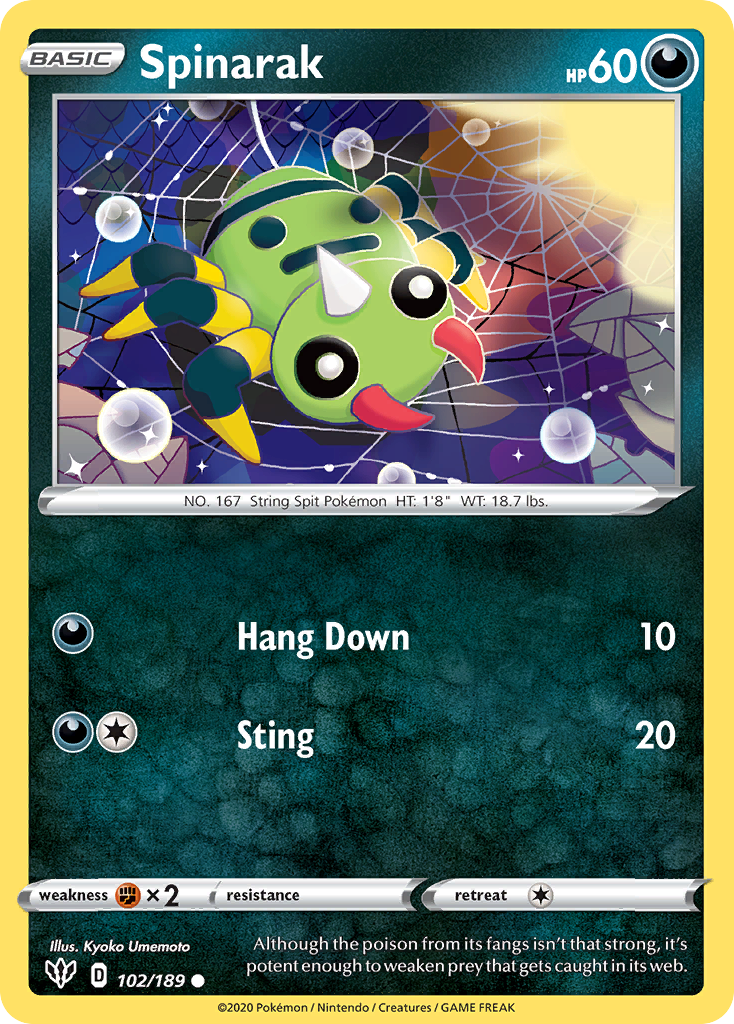 Spinarak card front