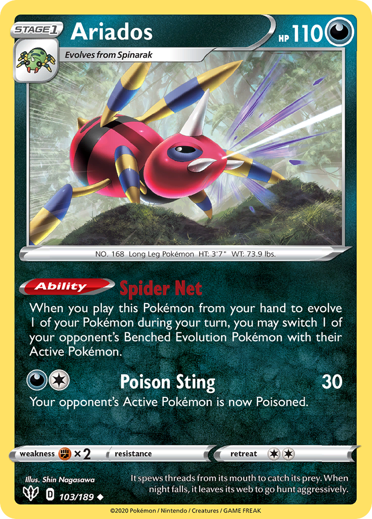 Ariados card front