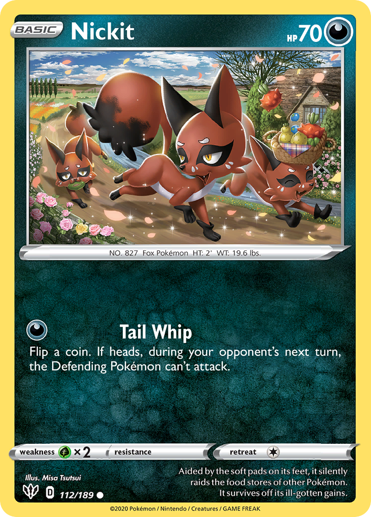 Nickit card front