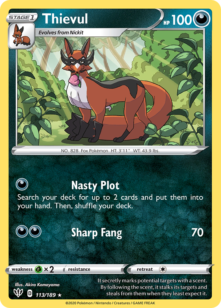 Thievul card front