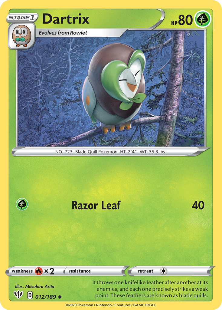 Dartrix card front