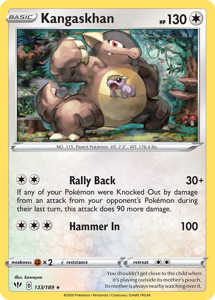Kangaskhan card front