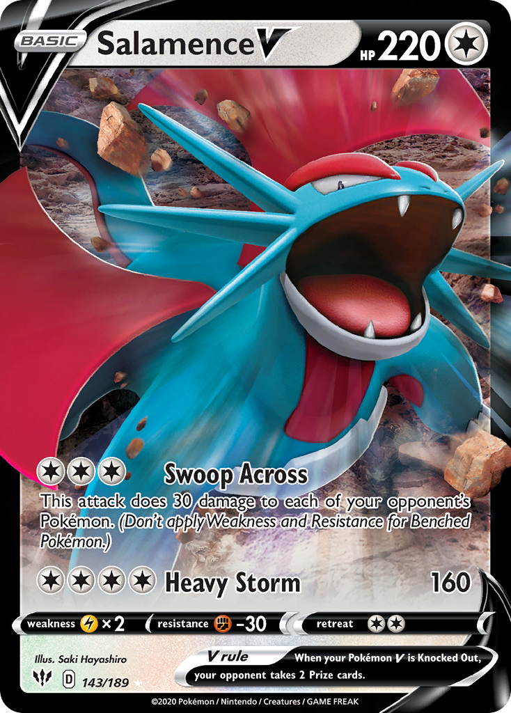 Salamence V card front