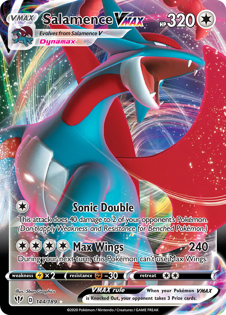 Salamence VMAX card front
