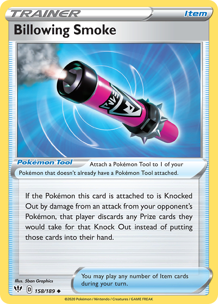 Billowing Smoke card front