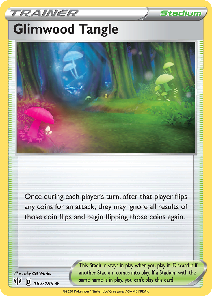 Glimwood Tangle card front