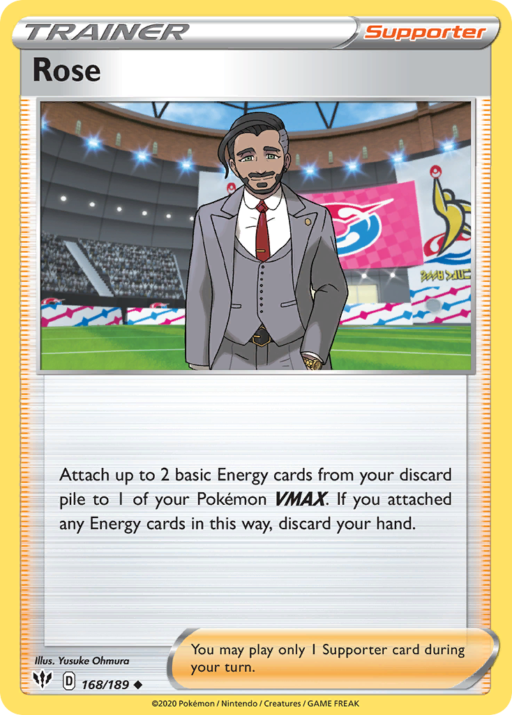 Rose card front