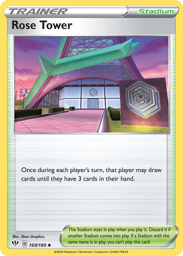 Rose Tower card front