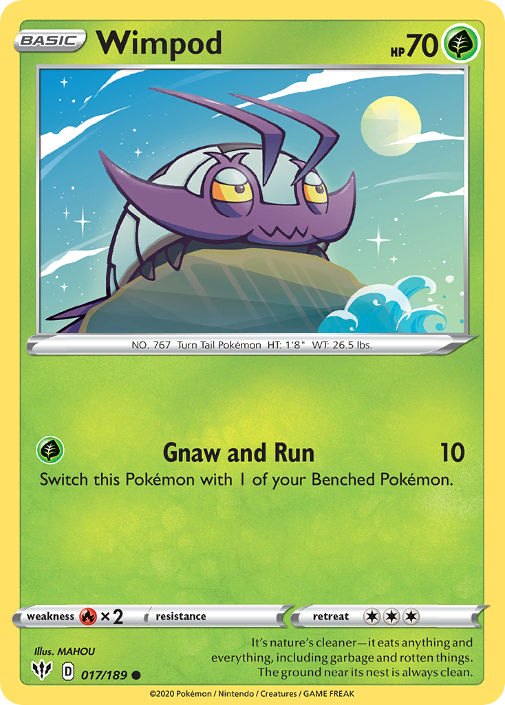 Wimpod card front