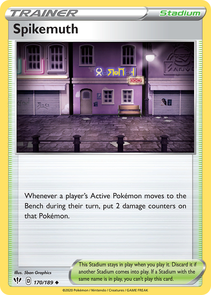 Spikemuth card front
