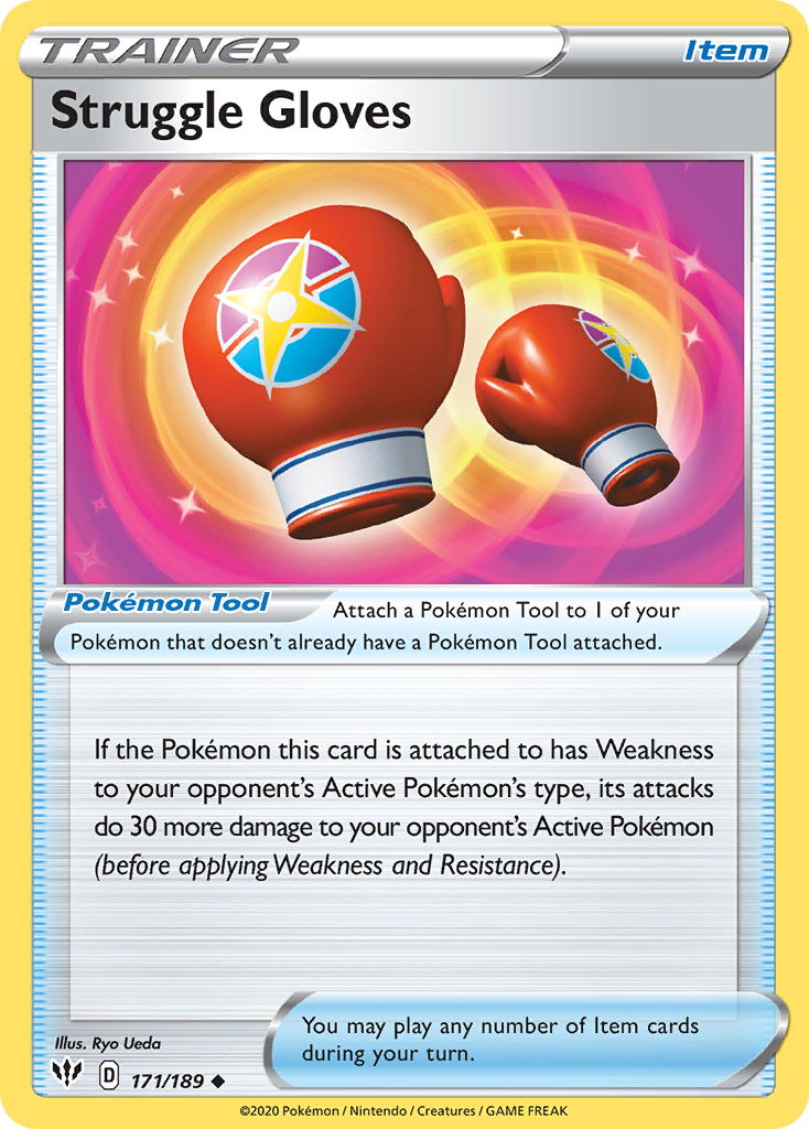 Struggle Gloves card front