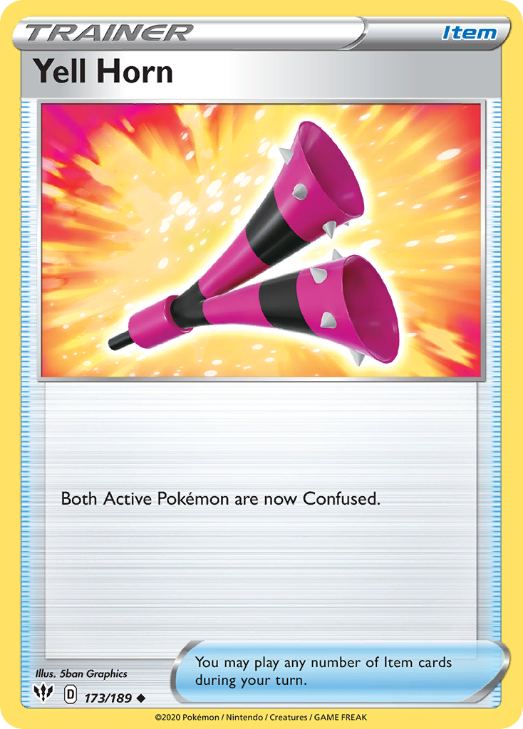 Yell Horn card front
