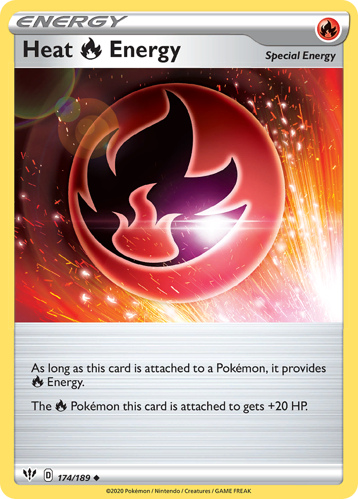 Heat Fire Energy card front
