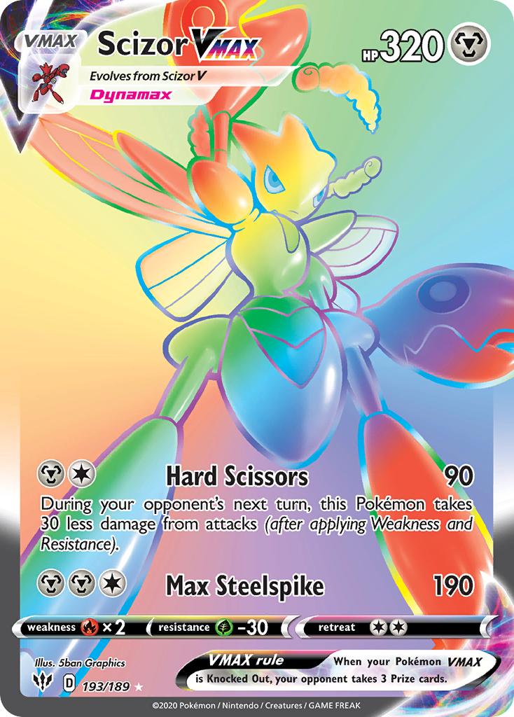 Scizor VMAX card front