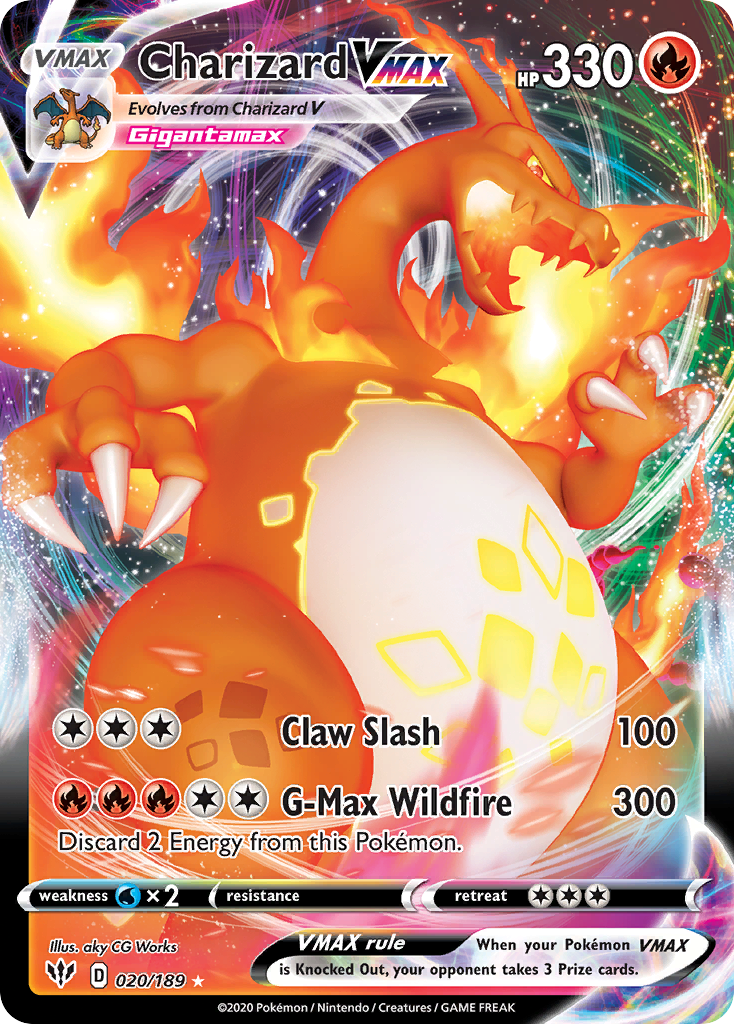 Charizard VMAX card front