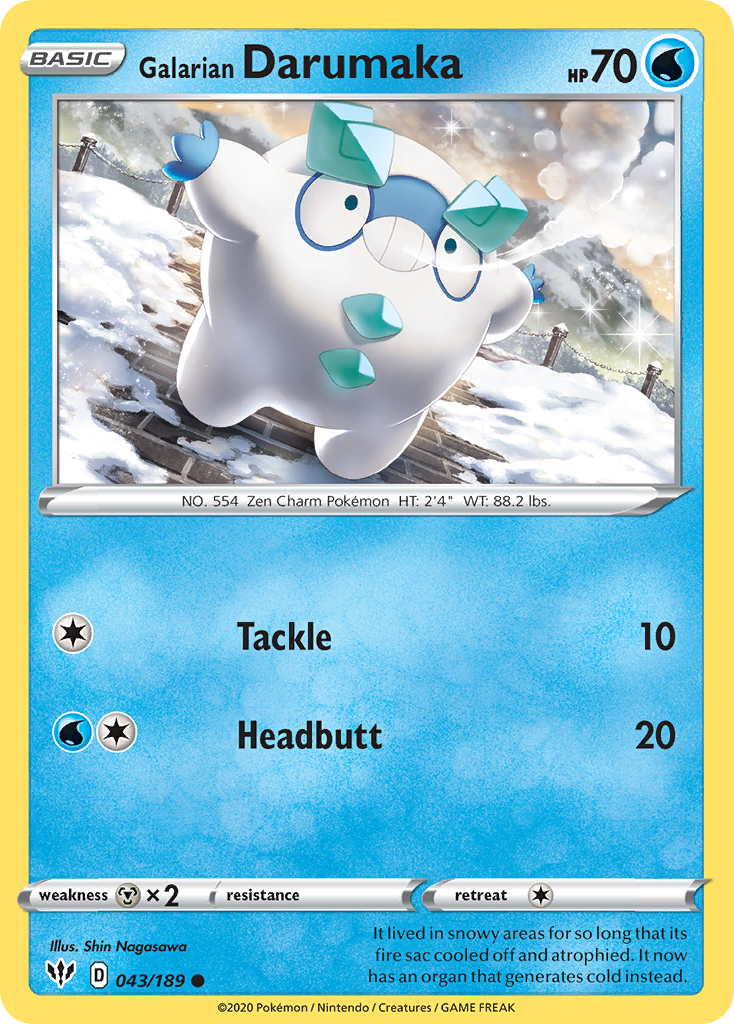 Galarian Darumaka card front