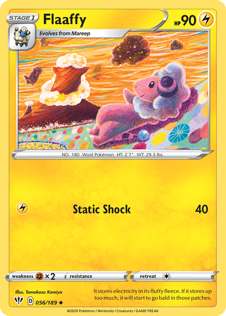 Flaaffy card front