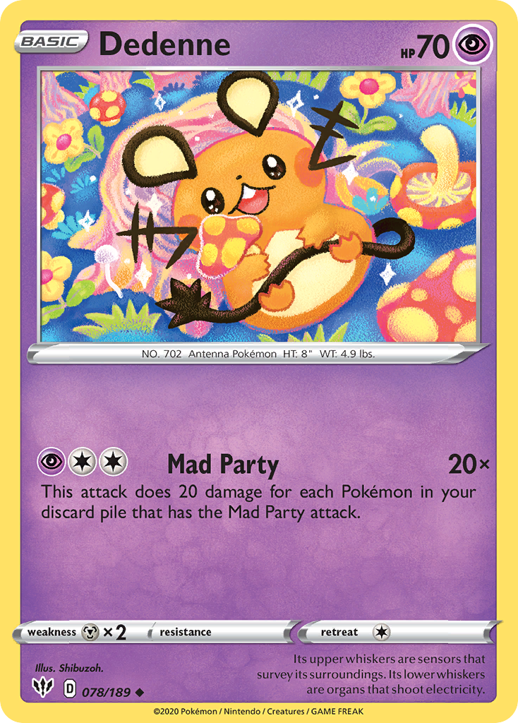 Dedenne card front