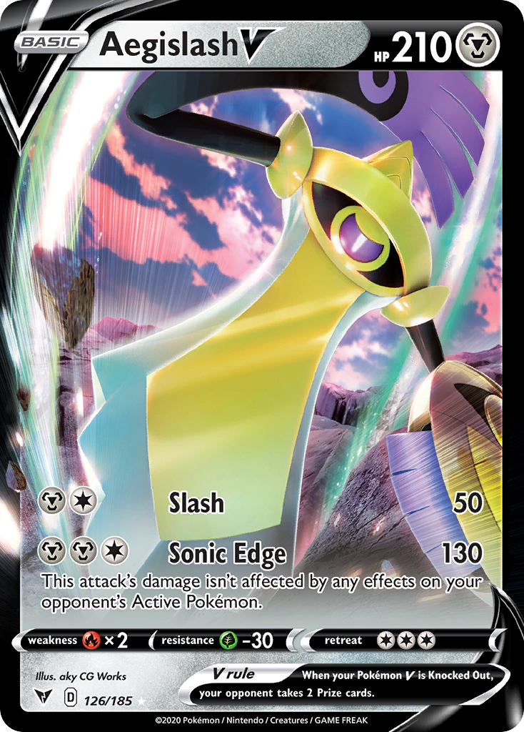 Aegislash V card front