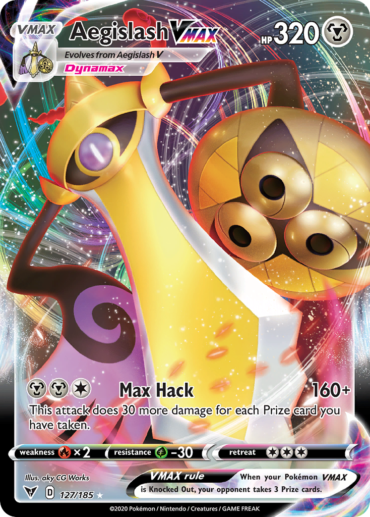 Aegislash VMAX card front