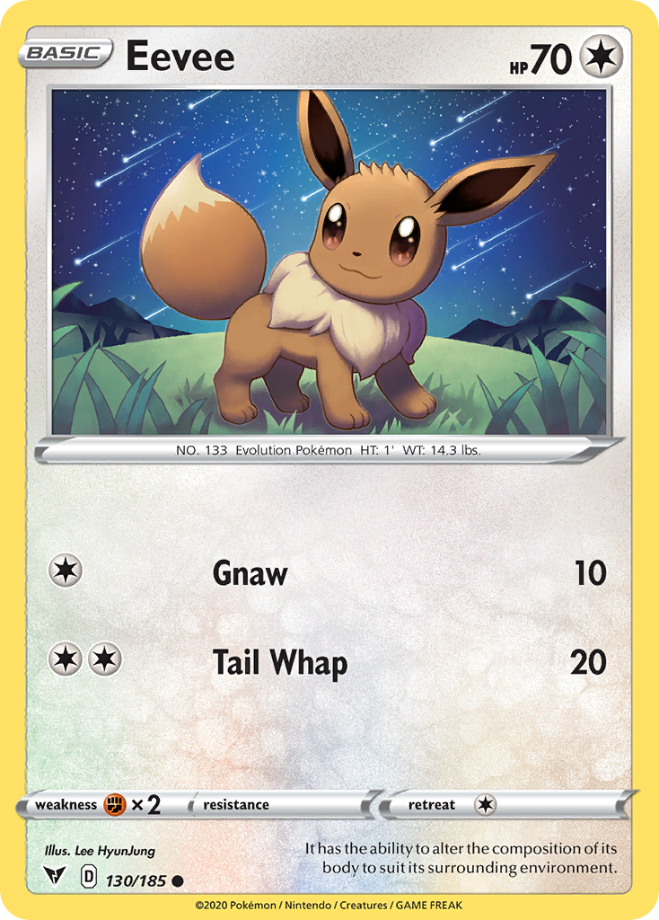 Eevee card front