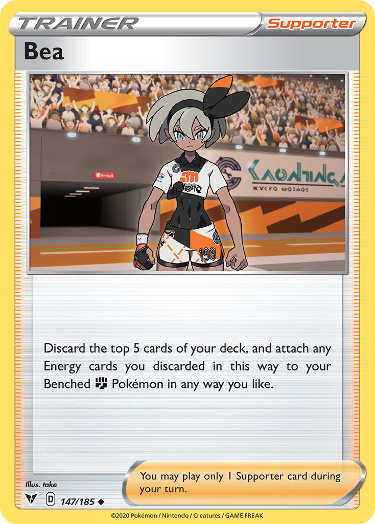 Bea card front