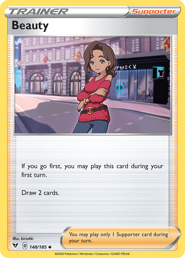Beauty card front