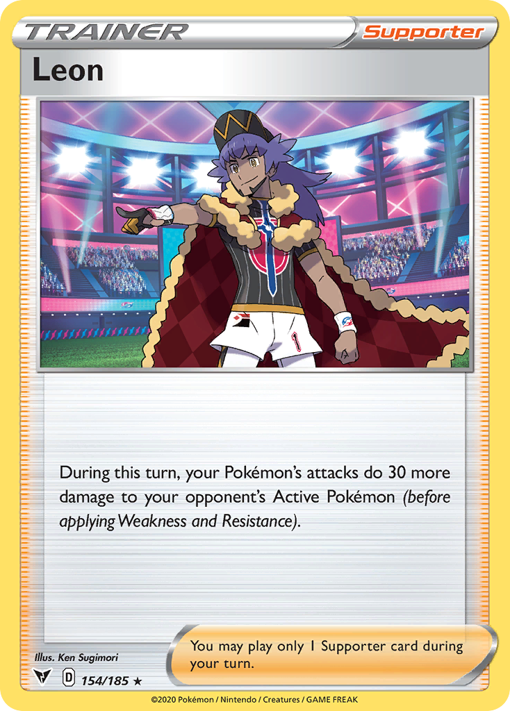 Leon card front