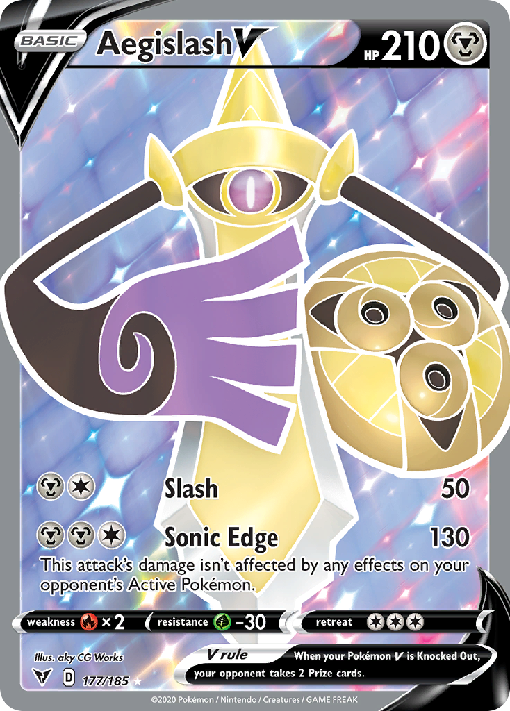 Aegislash V card front