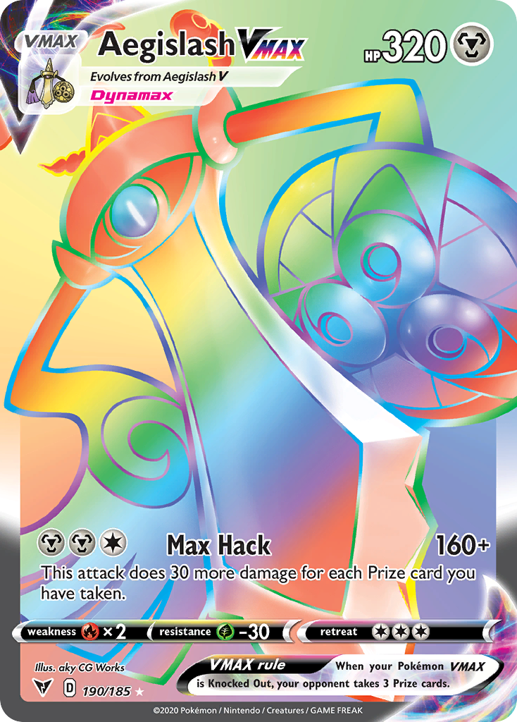Aegislash VMAX card front