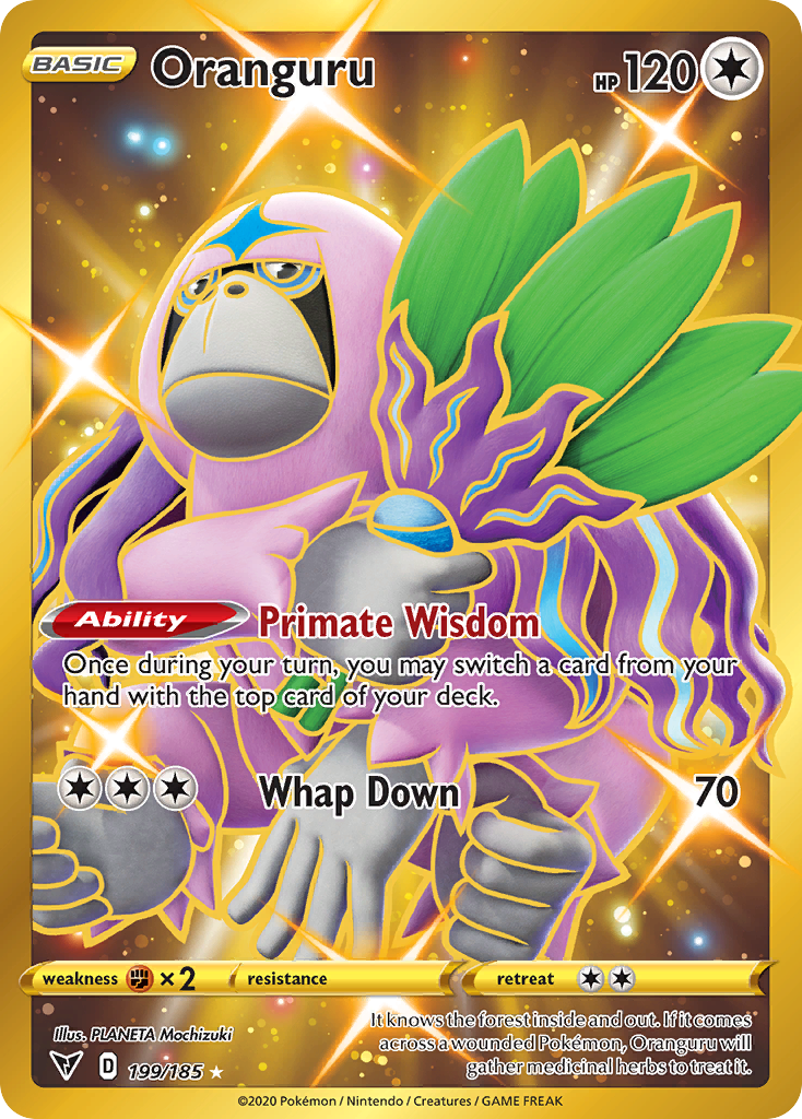 Oranguru card front