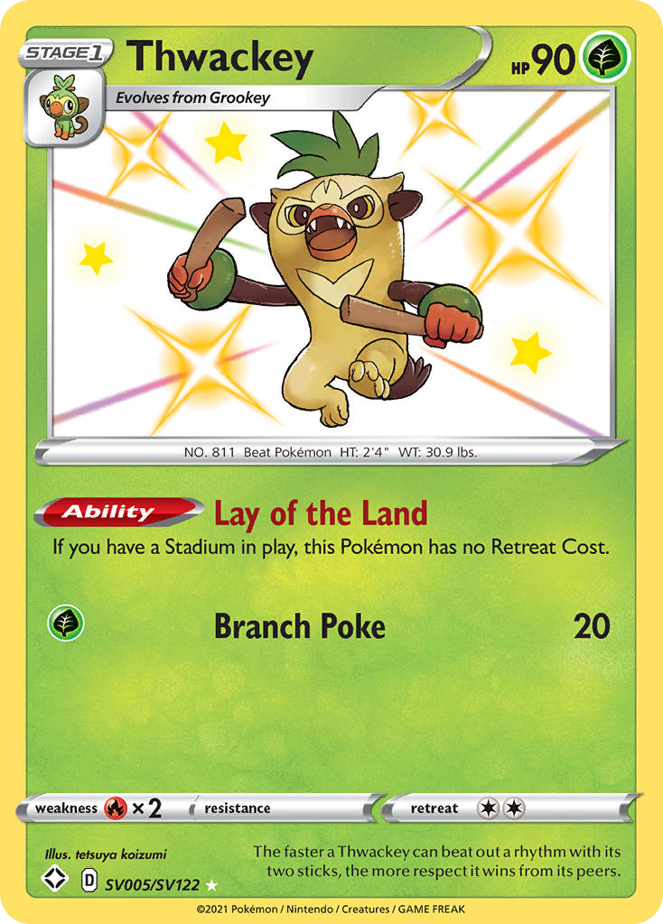 Thwackey card front