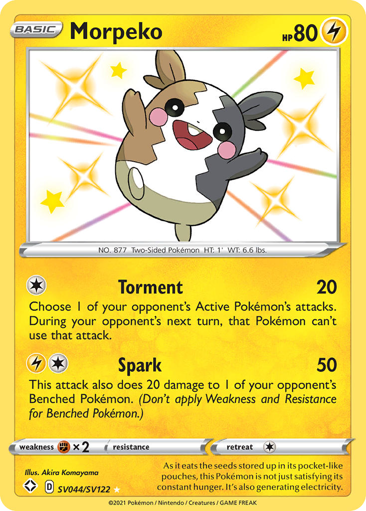 Morpeko card front