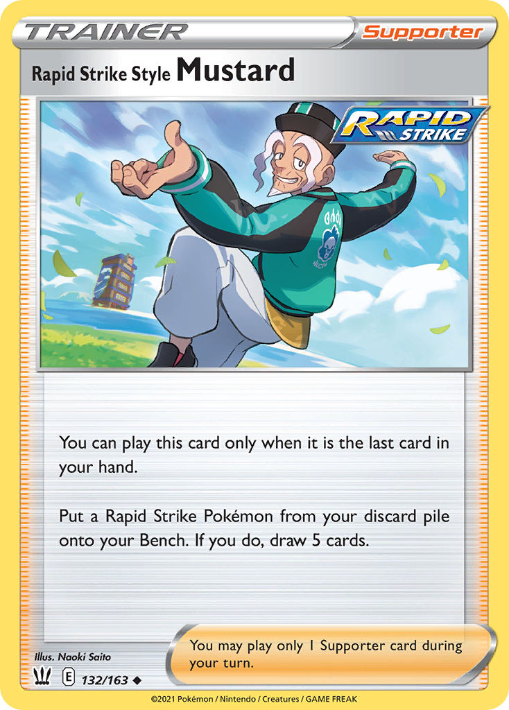 Rapid Strike Style Mustard card front