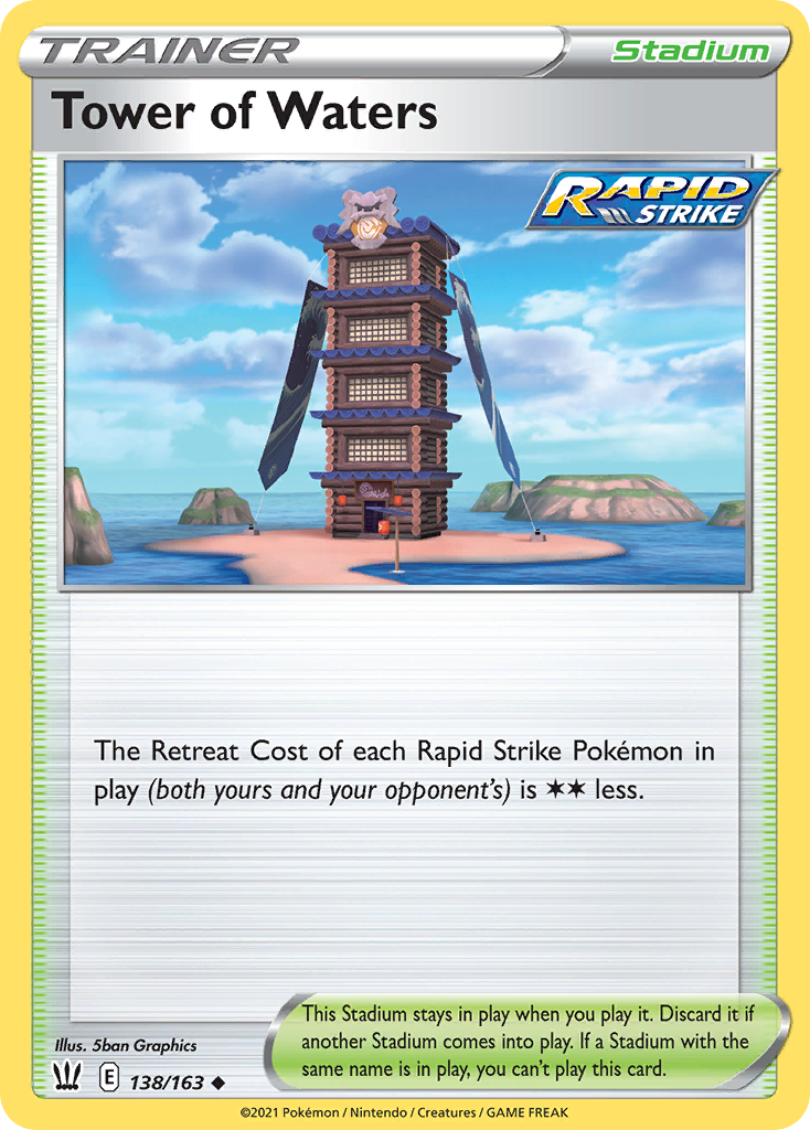Tower of Waters card front