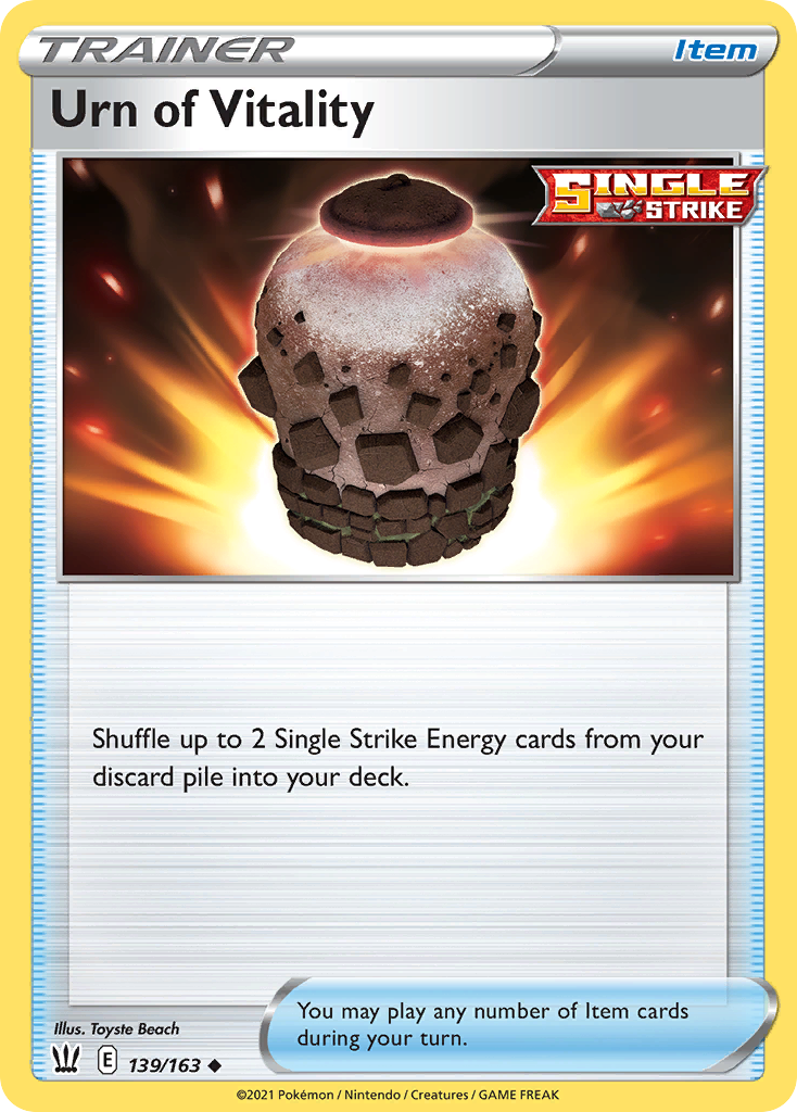 Urn of Vitality card front